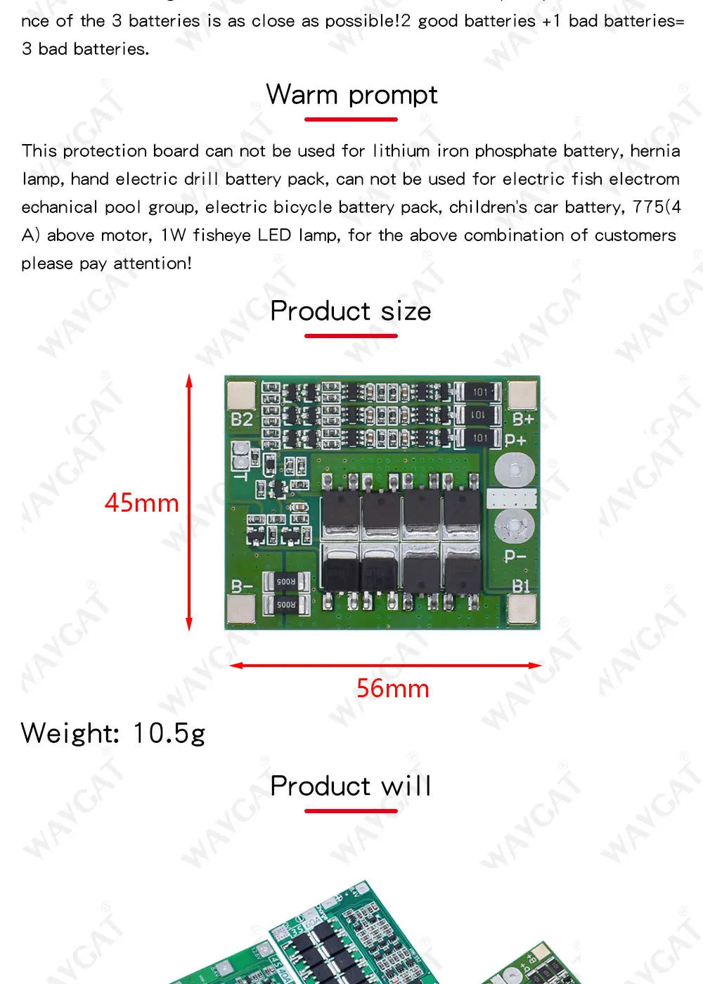 LIZAO 3S 4S BMS 20A 40A 60A 18650 Li-ion Battery Protection Board 11.1V-16.8V Enhanced Balance Charger Module