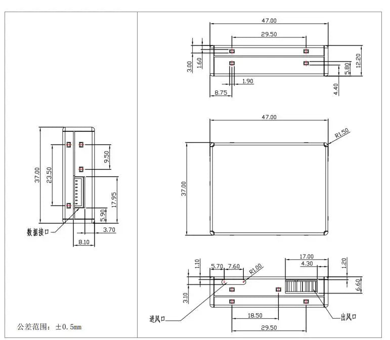 ZH07 ZH06 ZH06-I/II/III/VI PM2.5 Laser Dust Gas Sensor Module High Precision Air Quality Detection Serial Port PWM GP2Y1014AUVF