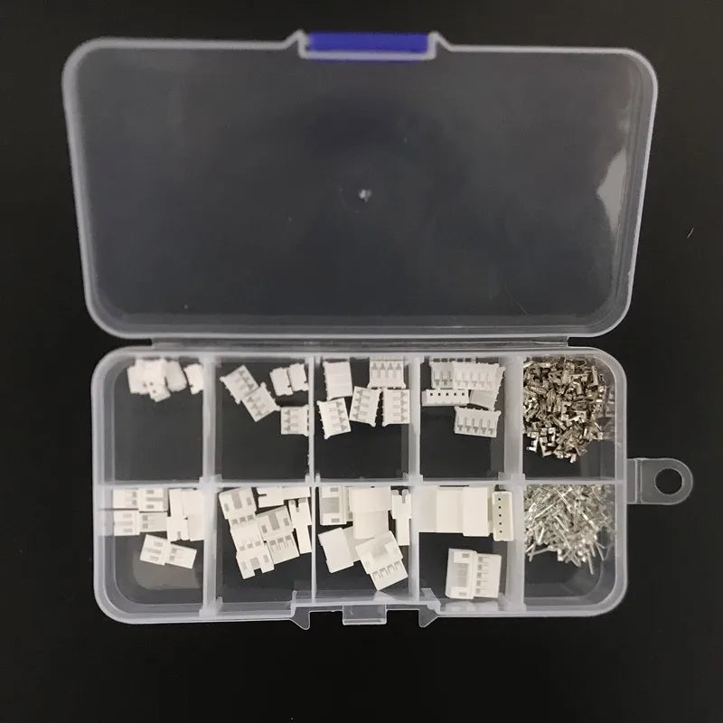 180pcs PH Plug Male & Female JST Aerial Docking PH2.0 2p 3p 4p 5 Pin 2.0mm Wire Cable Connector for Battery Charging Cable DIY