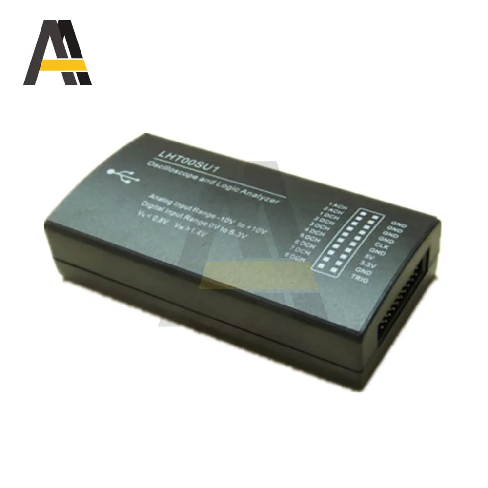 LHT00SU1 8-Channel Logic Analyzer Virtual Oscilloscope I2C SPI CAN Uart USB Connection 16Mhz With Testing Clamp Line USB Wire