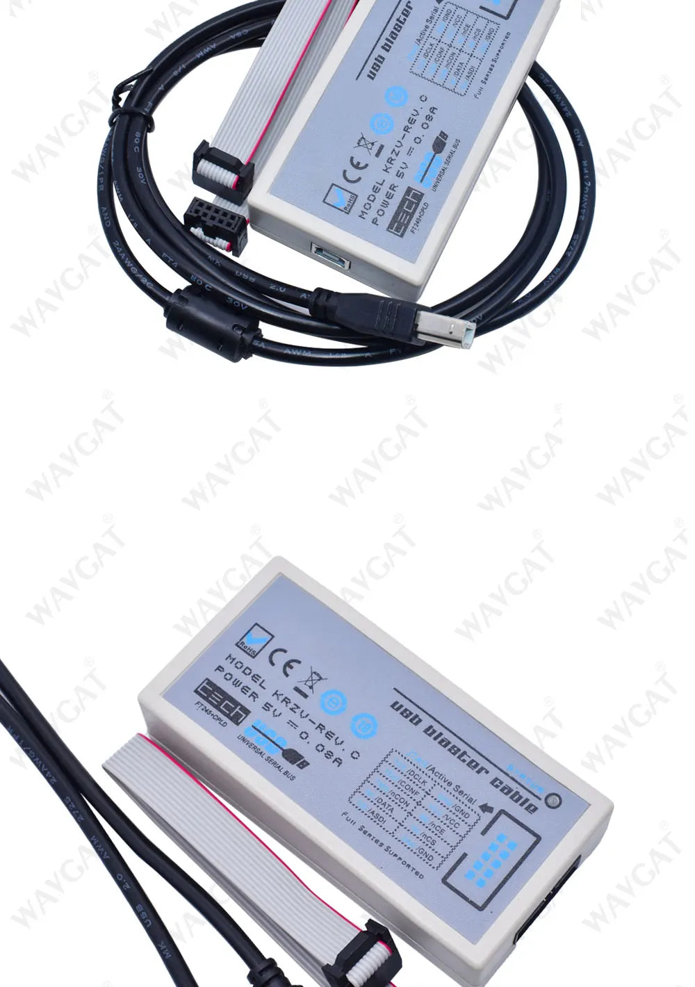 FT245+CPLD USB Blaster Download Cable FPGA / CPLD Downloader Altera High Speed Download Cable USB Type-B Interface Cable