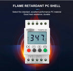 TOMZN 3 Phase Din Rail Adjustable Under Over Voltage Protector Voltage Monitoring Sequence Protection Relay