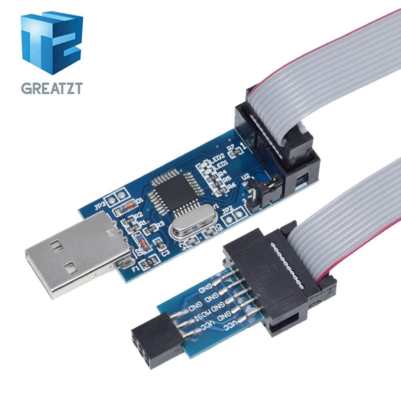 GREATZT USBASP USBISP AVR Programmer USB ISP USB ASP Support Win7 64K