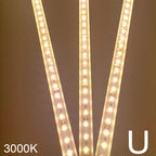 1-10 PCS LED Rigid Strip DC12V 50CM 20 Inch SMD5730 36LEDs U/V-Shaped Flat LED Aluminum Channel Rigid Strip for Indoor Lighting