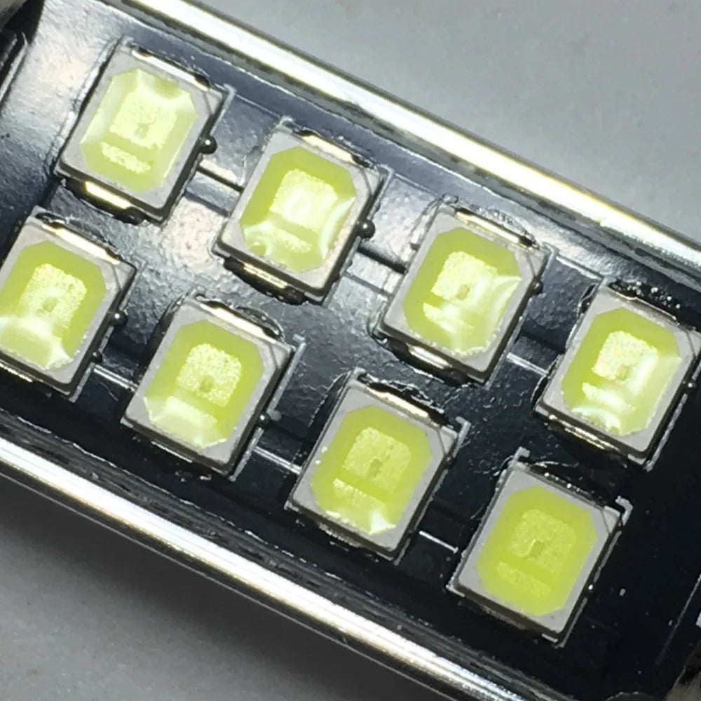 10pcs 31mm 36mm 39mm 41mm Festoon CANbus C5W led ERROR FREE 5630 5730 8 LED smd interior reading white ice blue bulbs dome lamps