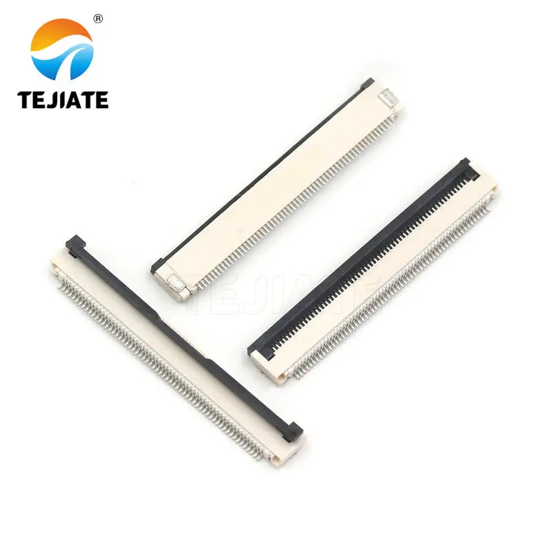 10PCS FFC/FPC Connector Flat Cable Socket 0.5MM Adapter 24/26/28/30/32/34/40/45/50/54/60P Down Flip Type Plug Kit