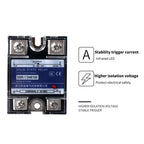 SSR-10DD 25DD 40DD 80A 100A SSR Single Phase DC Control DC 3-32VDC To 220VDC 600V 10A 25A 40A DD Solid State Relay