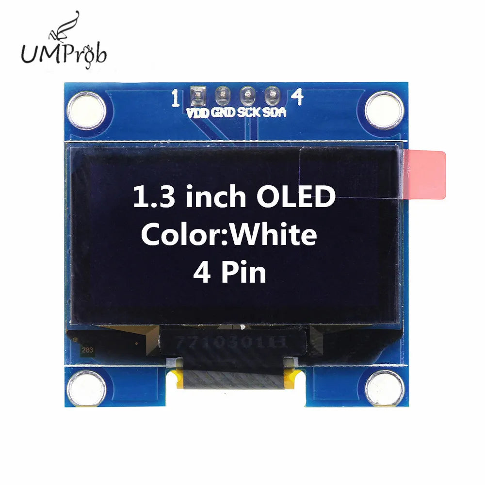 0.91 Inch 128x32 IIC I2C White / Blue OLED LCD Display DIY Module SSD1306 Driver IC DC 3.3V 5V for Arduino