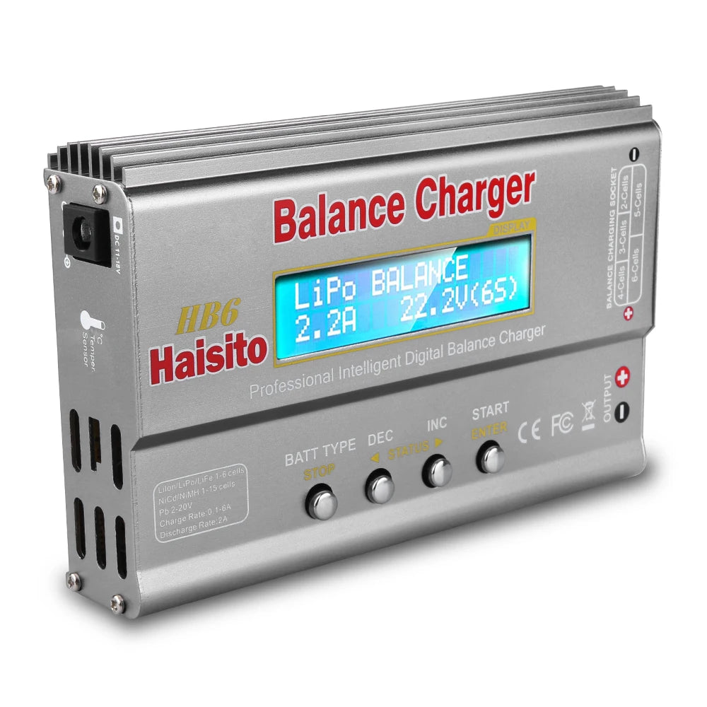 HTRC imax b6 80W Lipo Charger For Lipo NiMh Li-ion Ni-Cd Battery Balance Charger Discharger With 12V 6A Power Supply Optional
