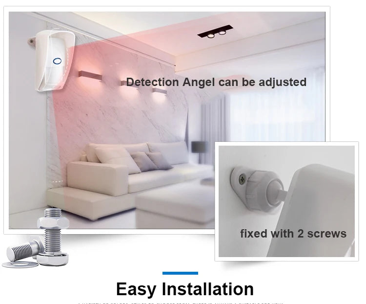 Outdoor Waterproof Wireless Animal Immune Infrared Detector 433MHz Long Working Distance For Home Burglar Wifi /GSM alarm system