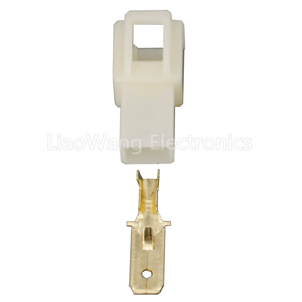 6.3mm 1 Pin DJ7011-6.3-11/21 Automotive Electrical Connector Cable Terminal Plug Kits Motorcycle Ebike Car Terminal Male Female
