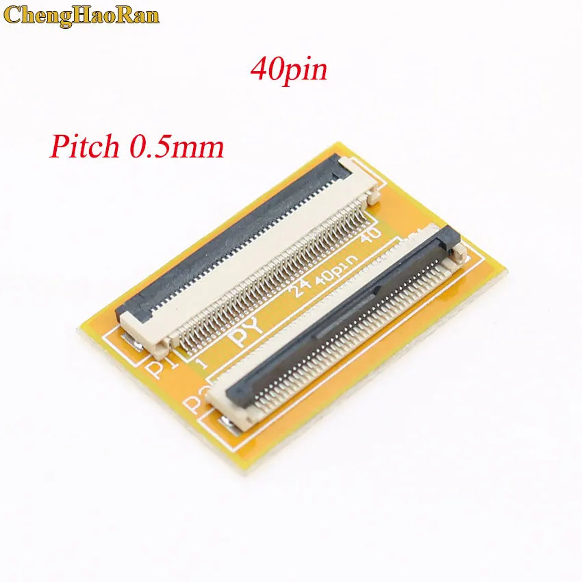 ChengHaoRan 1pc FPC FFC Flexible Flat Cable Extension Board 0.5 Pitch 6pin 10pin 12pin 24pin 30pin 40pin 50pin 60pin Connector