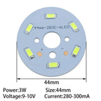 10pcs SMD5730 LED PCB 3W 23mm 32mm 40mm 44mm White / Natural White / Warm White Light Source For LED Bulb Light