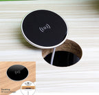 Built in Desktop Wireless Charger Desktop for MagSafe Furniture Embedded Fast Wireless Charger Case For iPhone 11 Xiaomi Samsung