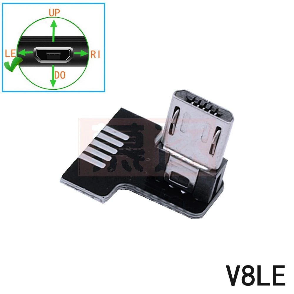 FPV Monitor Standard Mini USB Super Flache flexible FPC Lade Kabel 90 Grad Micro USB Band Kabel 10CM-50CM