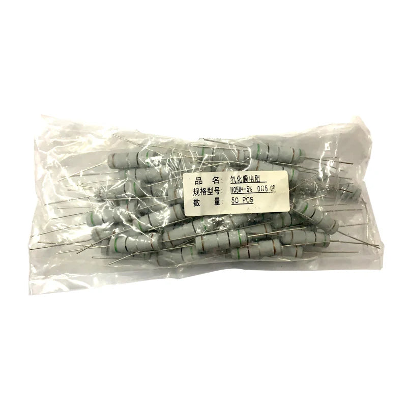 10pcs 5W 5% Carbon Film Resistor 5R6 56R 560R 5K6 56K 560K 5.6 56 560 R K Ohm 5.6R 1R-1M