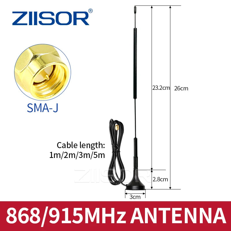 Антена Meshtastic 868 MHz LoRa Antenna 915 MHz Antena for 923 MHz RP SMA Male Antenna Для розумного сільського господарства