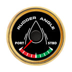 52mm 0-190ohm Waterproof Boat Marine Rudder Angle Indicator With Rudder Angle Sensor 7 color Backlight for Car Truck 12V/24V