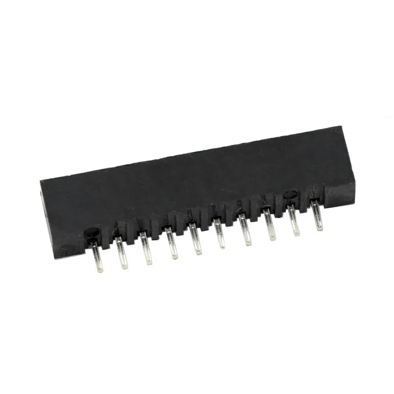 50PCS LOT FPC / FFC 2.54mm Connector Straight Pin 180 degree Film Socket  3P 4P 5P 6P 7P 8P 9P 10P 11P 12P 13P 14P 15P 16P