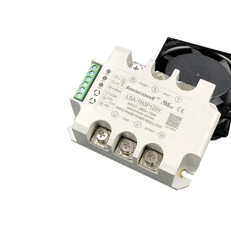15A-40A Three-phase AC Voltage Regulating Module With Heat Sink And Fan Power Regulator Thyristor Solid State Relay Dimming