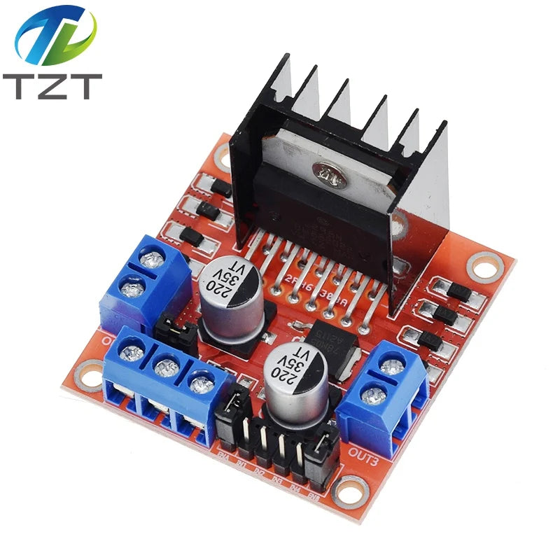 1/3PCS DIYTZT Dual H Bridge DC Stepper Motor Drive Controller Board Module L298N