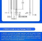 10Pcs LM7805CT CJ78M05 LM317BTG LM7905CT LM317T L7812CV LM317AT L7915CV TO220 L7805CD2T Voltage Regulator IC 5V 1.5A TO-220
