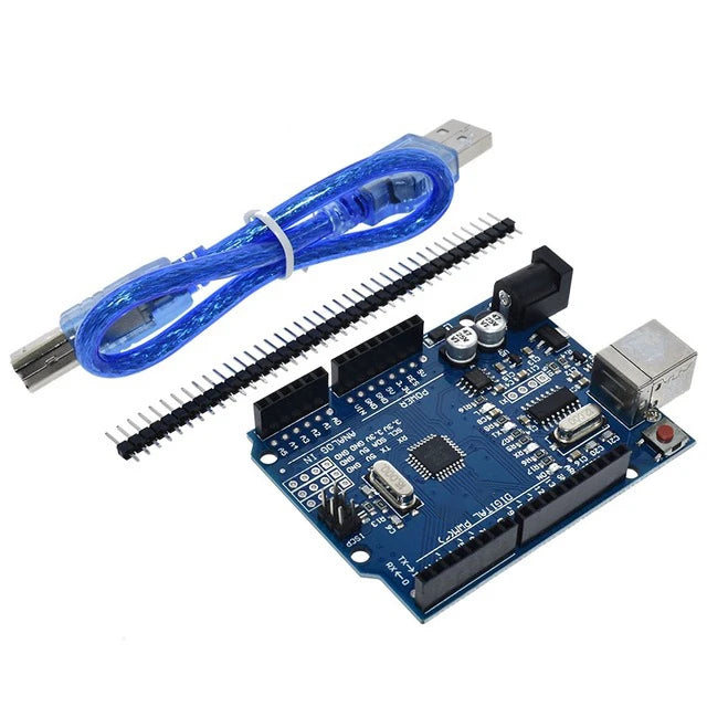modified version One set UNO R3 CH340G+MEGA328P Chip 16Mhz For Arduino UNO R3 Development board + USB CABLE