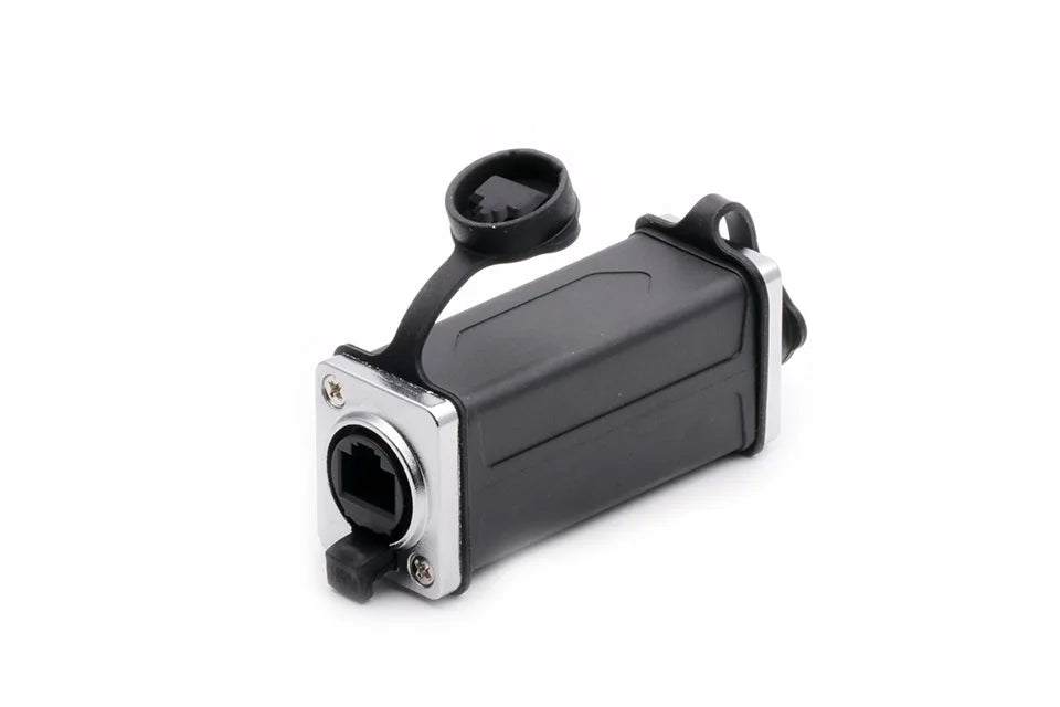 1pc New Arrival Waterproof Network Connector RJ45 Ethernet Connector Female Panel Mount Sockets IP65 Level