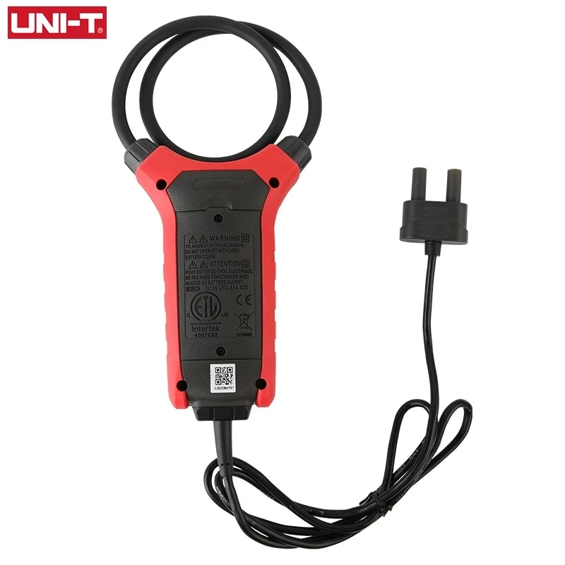 UNI-T UT-CS09D 3000A AC Flexible Current Sensor True RMS Rogowski Coil Clamp Probe BNC Connector Multimeter Electrician Tool