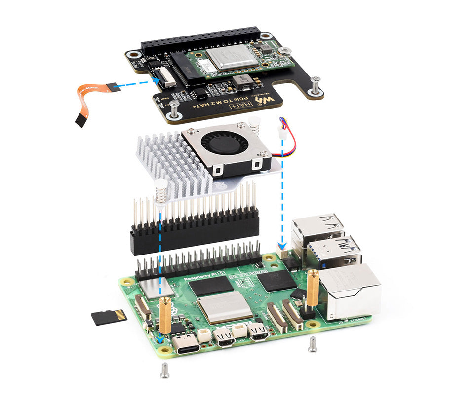 Hailo-8 M.2 AI Accelerator Module Based On the 26TOPS Hailo-8 AI Processor Suitable For Raspberry Pi 5