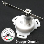 52mm 0-190ohm Waterproof Boat Marine Rudder Angle Indicator With Rudder Angle Sensor 7 color Backlight for Car Truck 12V/24V