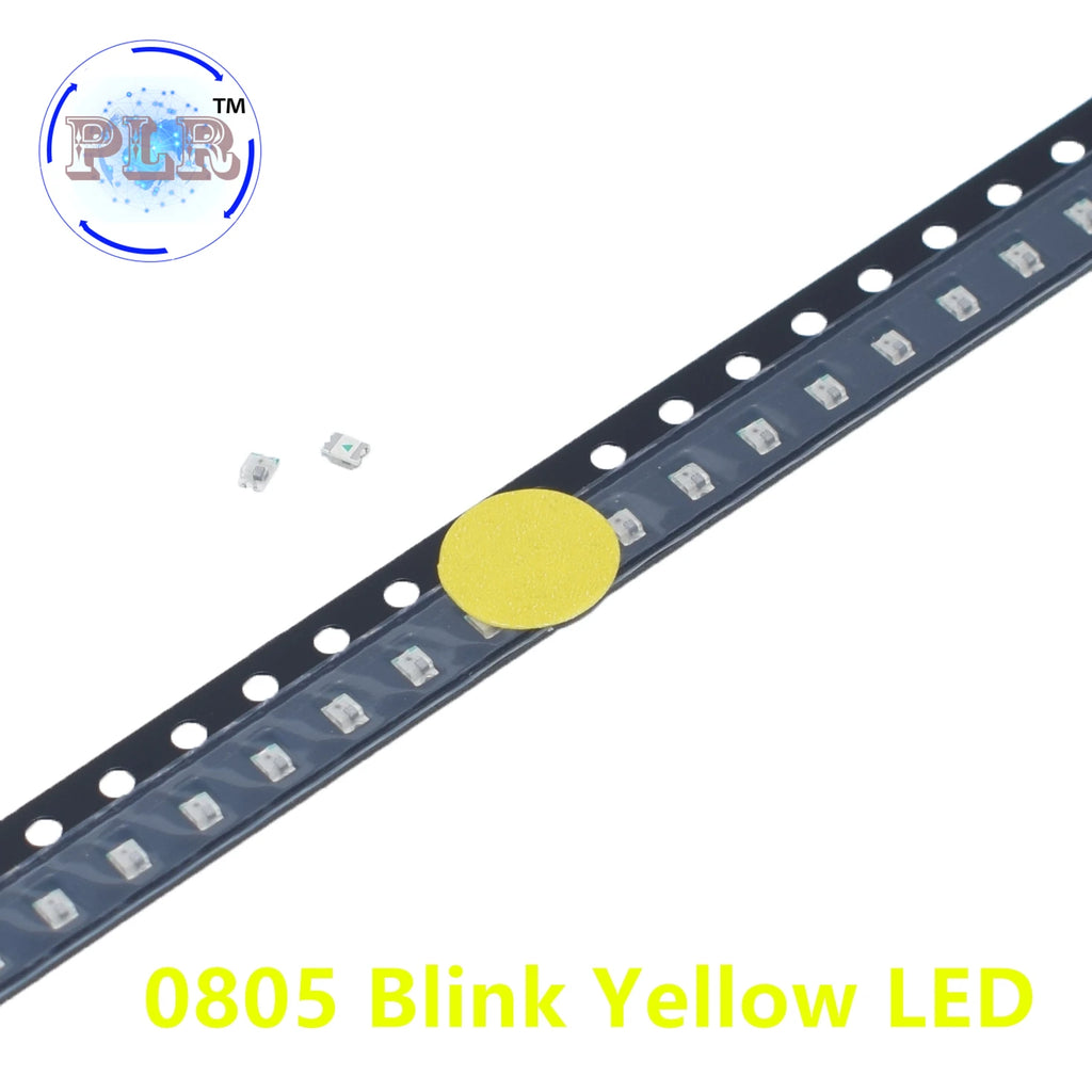 100pcs 0805 Flash LED SMD Diodes White RED Blue Green Yellow Orange RGB PLR Emitting Alto Brilho 0805 Blink Color Change