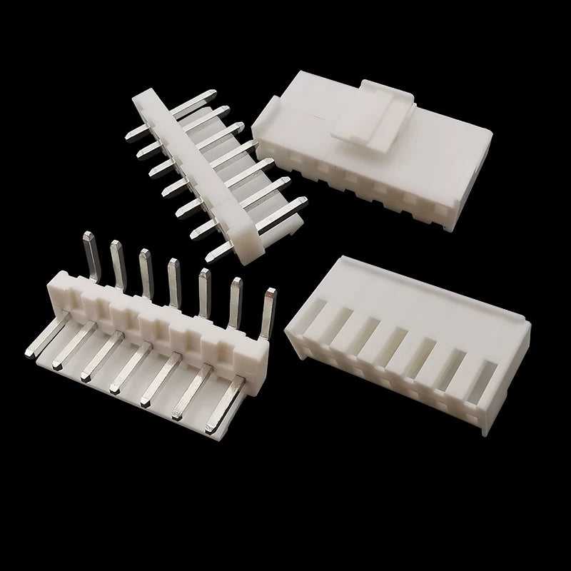 20/50Pcs VH3.96 2/3/4/5/6/7/8 Pin Male Female Pin Header Housing Plug Connector Straight/Curved Needle VH 3.96mm Connectors