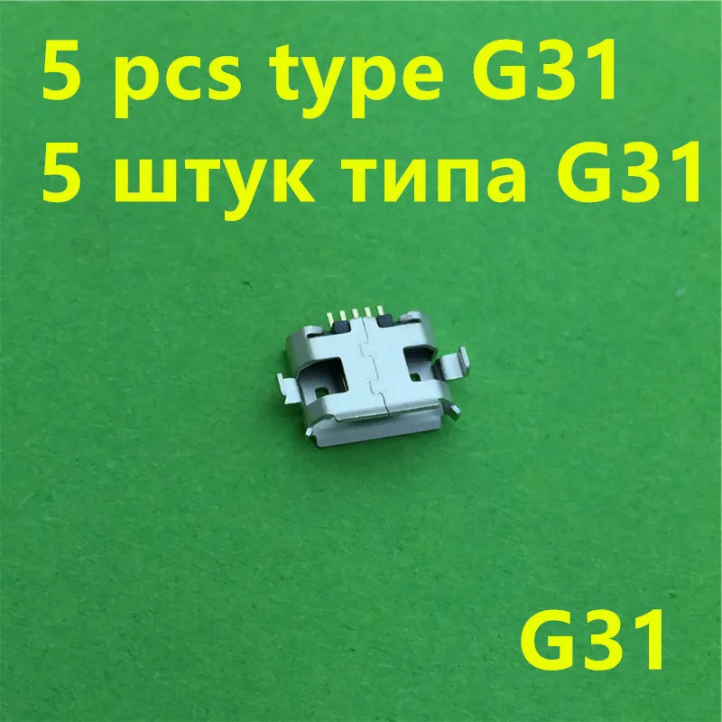 20Models Micro USB 5pin Female Connector For Mobile Phone Charging SMT Socket Data Jack Connector Port PCB Board Drop Shipping