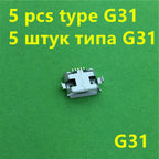 20Models Micro USB 5pin Female Connector For Mobile Phone Charging SMT Socket Data Jack Connector Port PCB Board Drop Shipping