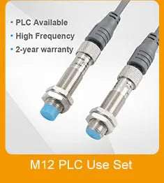 Cloweit M12 3 4 5 8 Pins PVC LED IP67 Sensor Cable Connector Type A Socket Plug 2m Waterproof  Male&Female Straight Angle