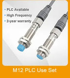 Cloweit M12 3 4 5 8 Pins PVC LED IP67 Sensor Cable Connector Type A Socket Plug 2m Waterproof  Male&Female Straight Angle