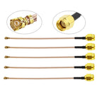 BEVOTOP 10pcs/lot /  RF1 ipx Female to RP-SMA MALE Connector Antenna WiFi Pigtail Extension Cable ufl  RG178 Mini PCI