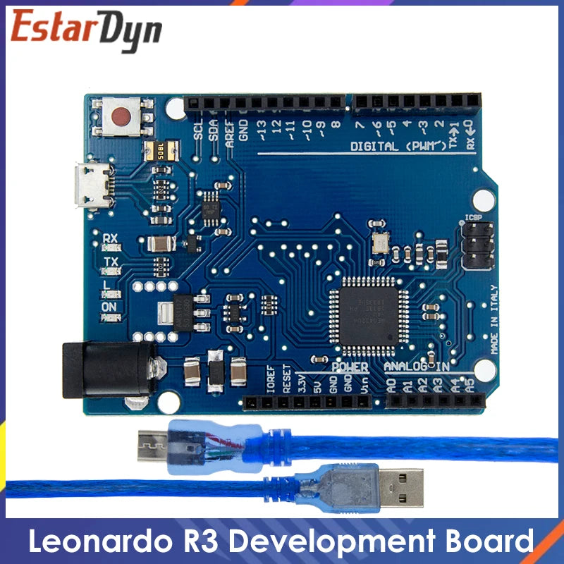 Leonardo R3 Microcontroller Original Atmega32u4 Development Board Or With USB Cable Compatible For DIY Starter Kit