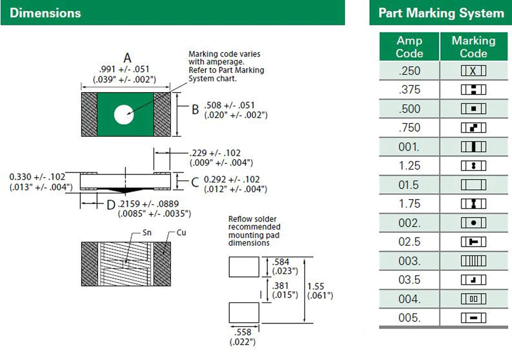 10pcs Micro LF 0402 SMD Fuse 0.5A 500mA 0.75A 1A 1.5A 2A 2.5A 3A 5A 32V FF Very Fast Acting 435 Surface Mount SMT