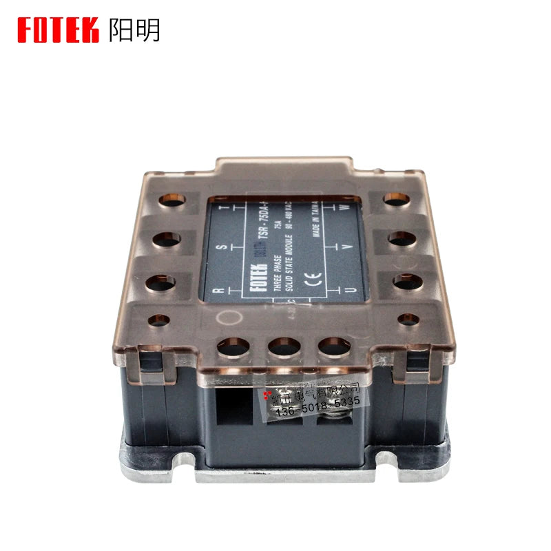 FOTEK three-phase solid state relay module TSR-25DA / 40DA / 50DA / 75DA TSR-25DA-H TSR-40DA-H / 50DA-H / 75DA-H SSR-25DA
