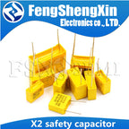 5pcs X2 27.5mm Polypropylene film capacitor 275VAC 1uF 1.2uF 1.5uF 2uF 2.2uF 3.3uF 1000nF 1200NF 1500NF 2000NF 2200NF 3300NF