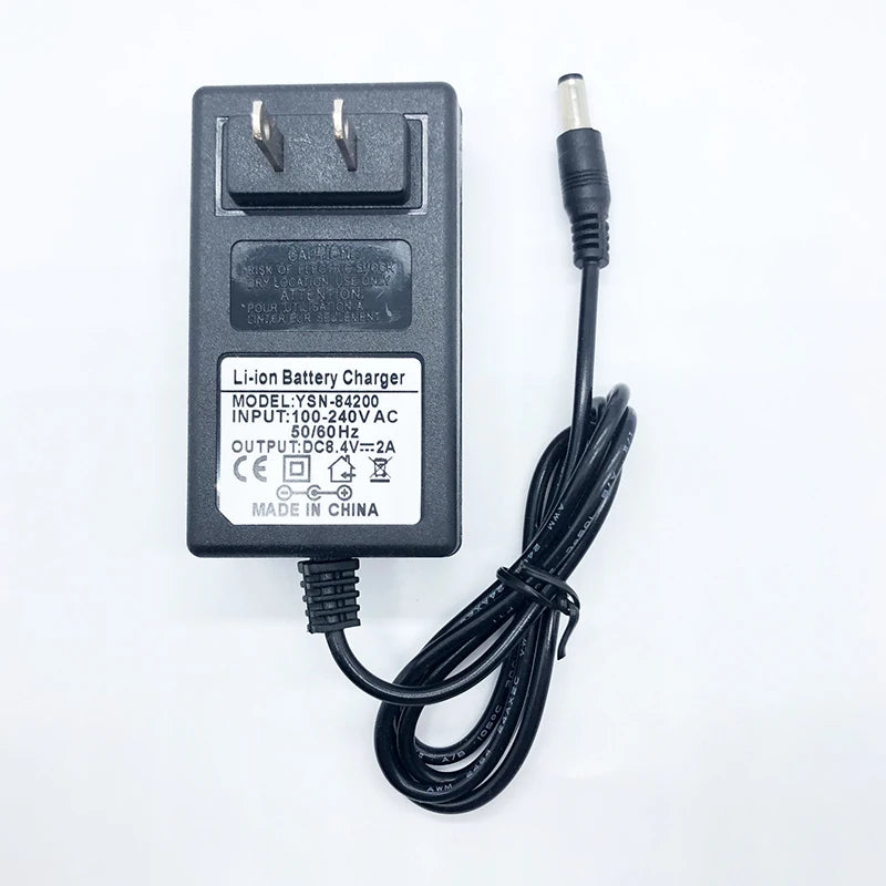 8.4V 12.6V 16.8V 2A 21V 25V 1A 18650 Lithium Battery Charger for 2S 3S 4S 5S 6S 12V 16.8V 21V 25V Screwdriver Battery Pack Use