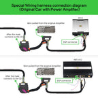 Sennuopu 12 Channels Digital Sound Processors DSP 8 Channels 50 Watts RMS Power Audio Amplifier with Bluetooth Player X812