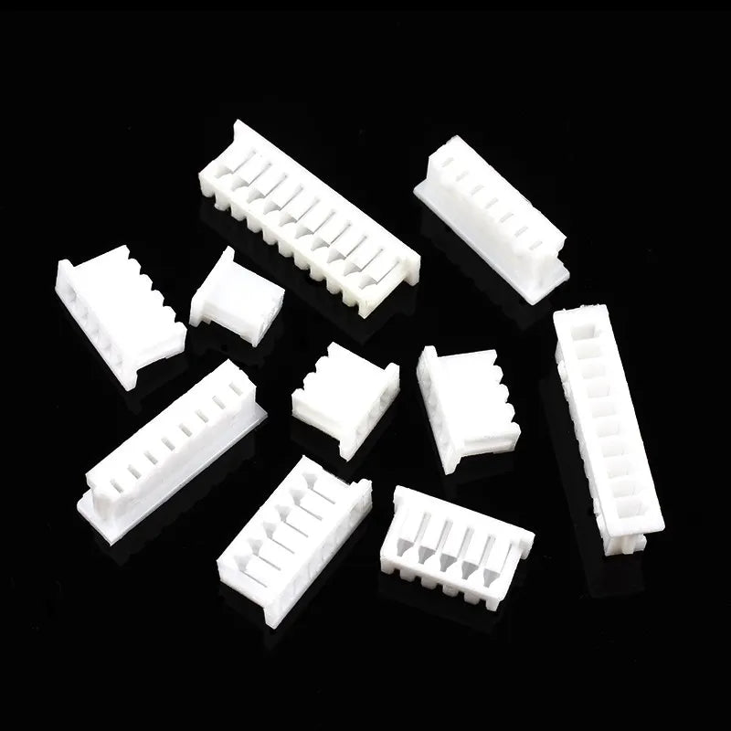 10 Sets JST 1.25mm Connector Kit, SMD Pin Headers & Housings with Terminals (2-10 Pins, Vertical/Horizontal)