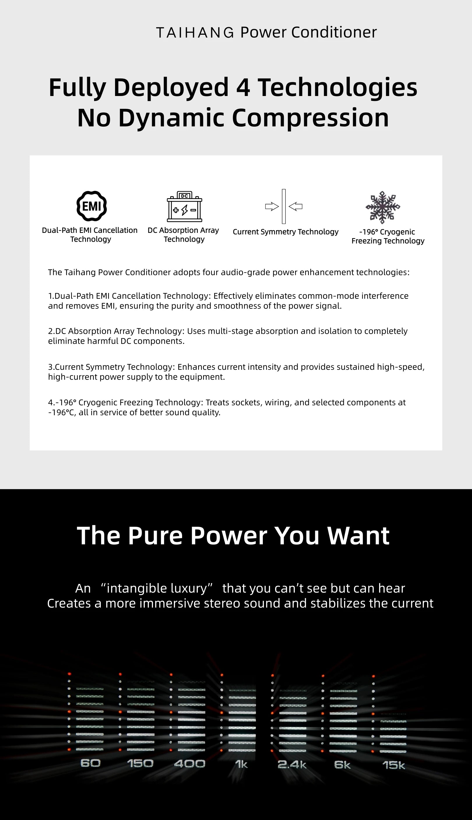 KINKI STUDIO HIFI TAIHANG Power Conditioner Power Processor Filter