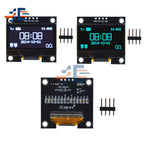 1.3 Inch 1.3" OLED LCD Display White/Blue Screen Module 4PIN IIC I2C Serial 128x64 SSH1106 12864 LCD Screen Board for Arduino