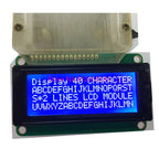small size 20x4 2004 77x47mm Lcd Display Module HD44780 5V blue green