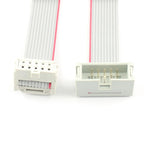 1pcs 2.54mm Pitch DC3 IDC FC Female To Male 10/14/16/20/26/30/34/40/50/64 Pin Connector Flat Ribbon Data Cable 10CM 20CM 30CM