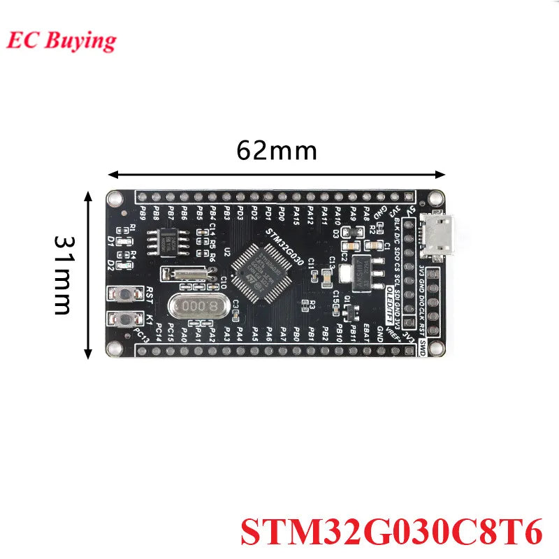 STM32G030F6P6 STM32G030C8T6 Mini Development System Board Module STM32G030 STM32 G030 MCU M0 Microcontroller Core Learning Chip